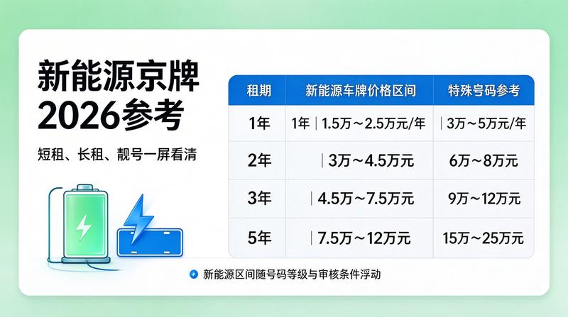 京牌指标摇号新规